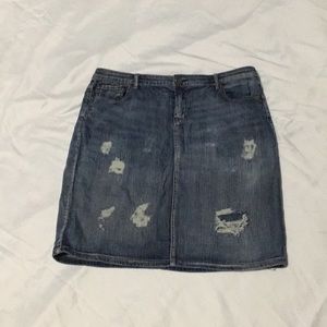 Denim skirt